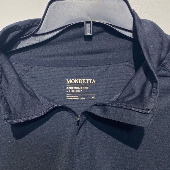 Mondetta Women's Gray Quarter Zip Raglan Long Sleeve Sweatshirt Size XXL - Picture 3 of 12